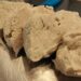 Fermentierter Biga Vorteig aufgeschnitten